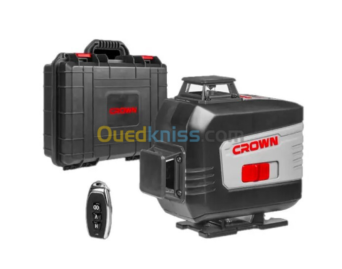 Niveau laser 4x360 4D 30m avec télécommande CT44091-R  CROWN