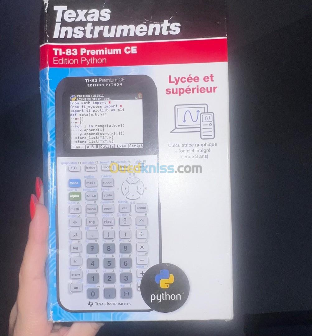 Calculatrice graphique TI-83 Premium CE Edition Python