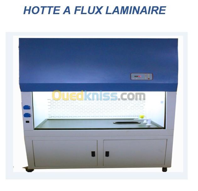 Hotte à flux laminaire