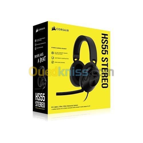 Micro-casque Gaming Corsair HS55 Stéréo Noir