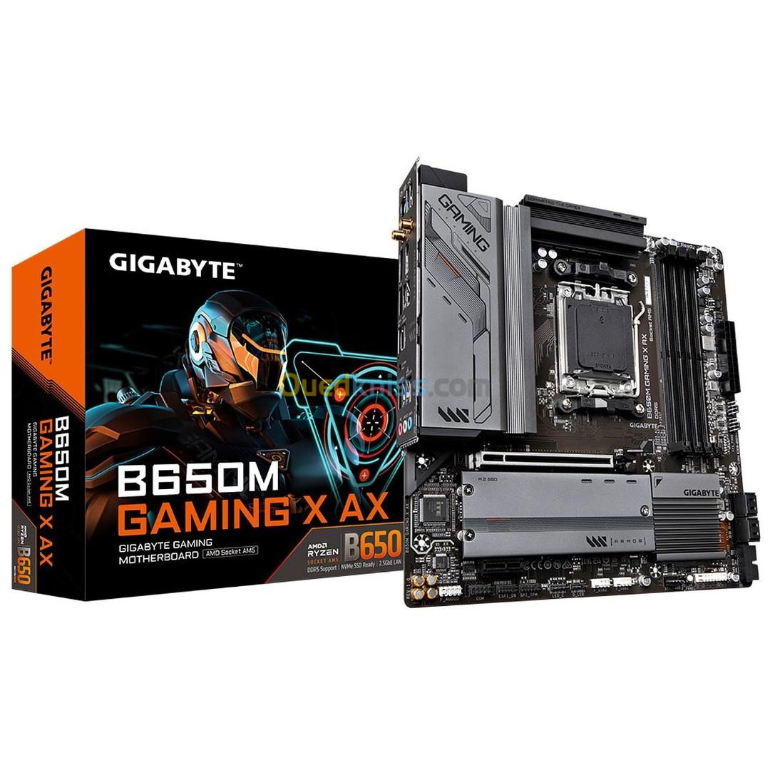 CARTE mère GIGABYTE AMD AM5 B650M GAMING X AX D/5 