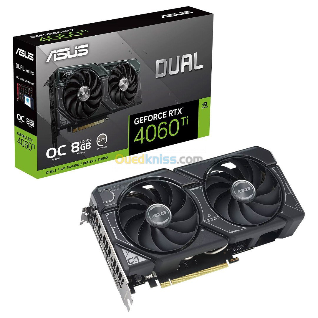  ASUS Dual OC 8GB GeForce RTX4060TI GDDR6 **VENDU**