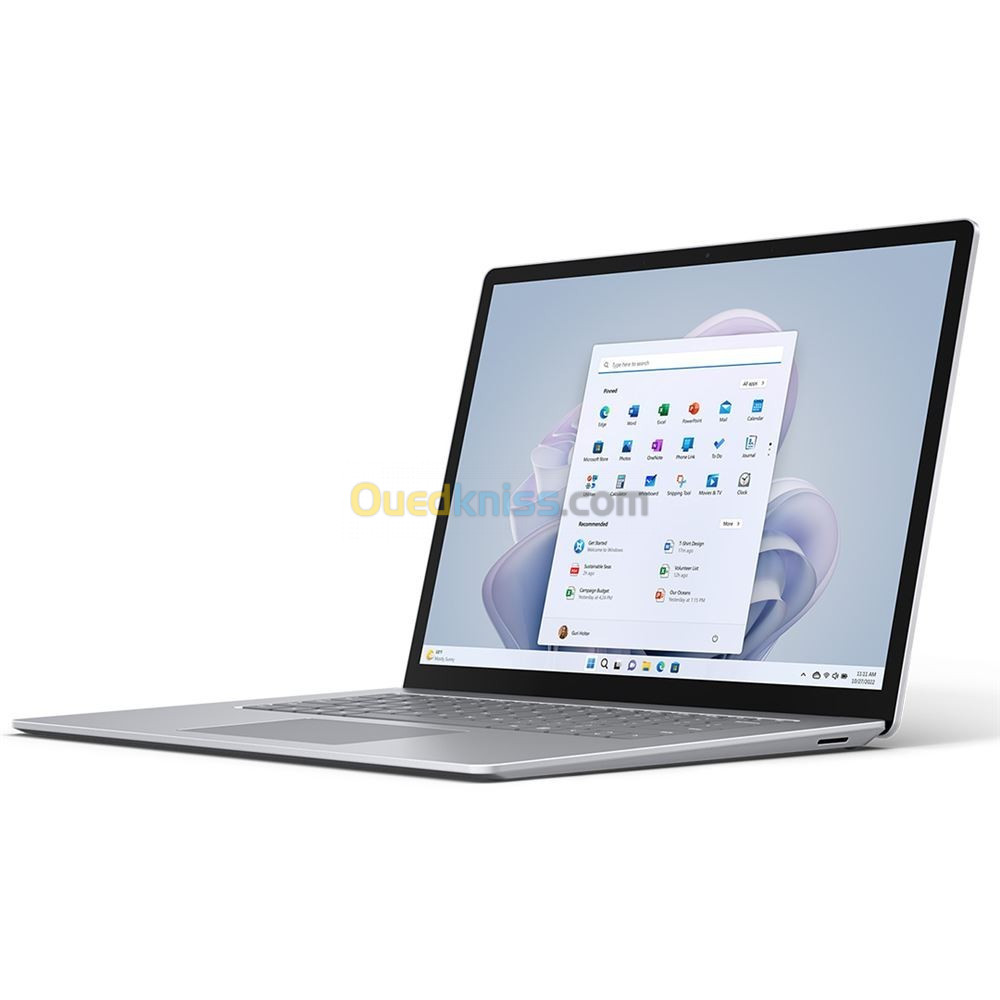 Microsoft Surface Laptop 5  - CORE i7-12th GENE /ECRAN 15" 2.5k  "TACTILE / RAM 8 GB /SDD 256 GB