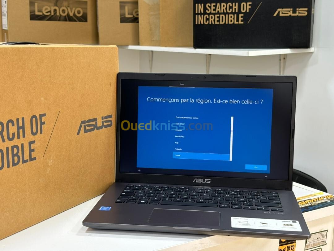 ASUS LAPTOP X409M INTEL CELERON N4020 4GB 256GB SSD NEUF SOUS EMBALLAGE JAMAIS UTILISÉ 