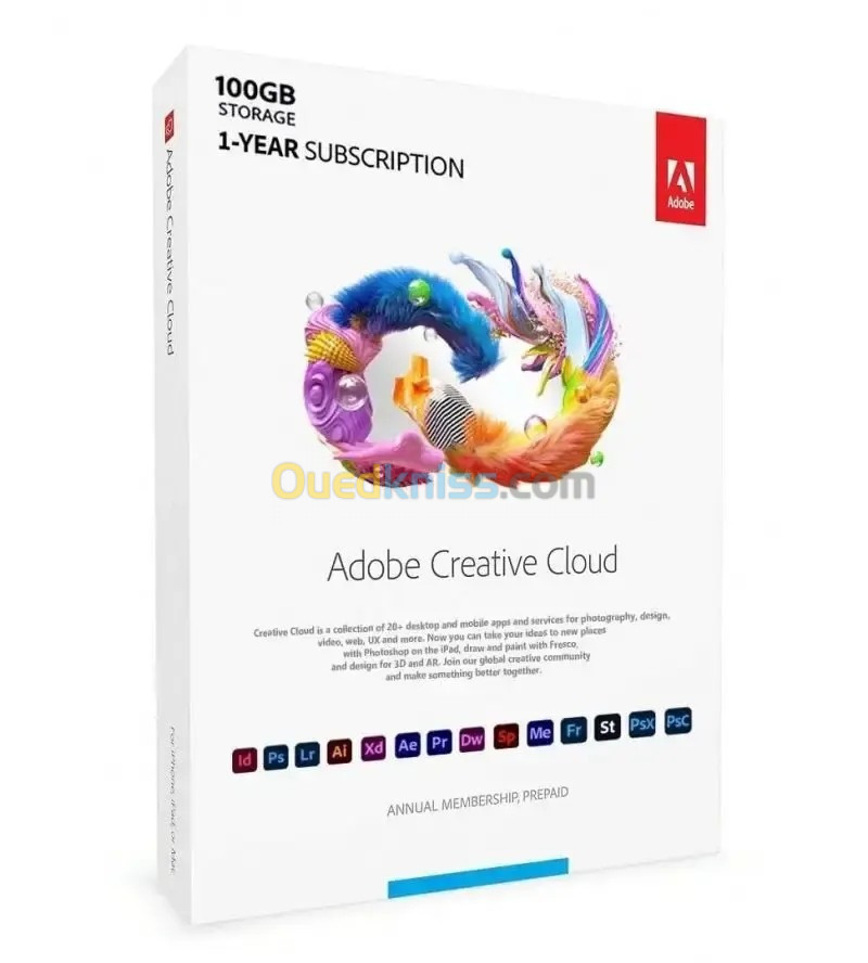 Adobe Creative Cloud 2023 en ligne clé Cloud Suite Win Mac