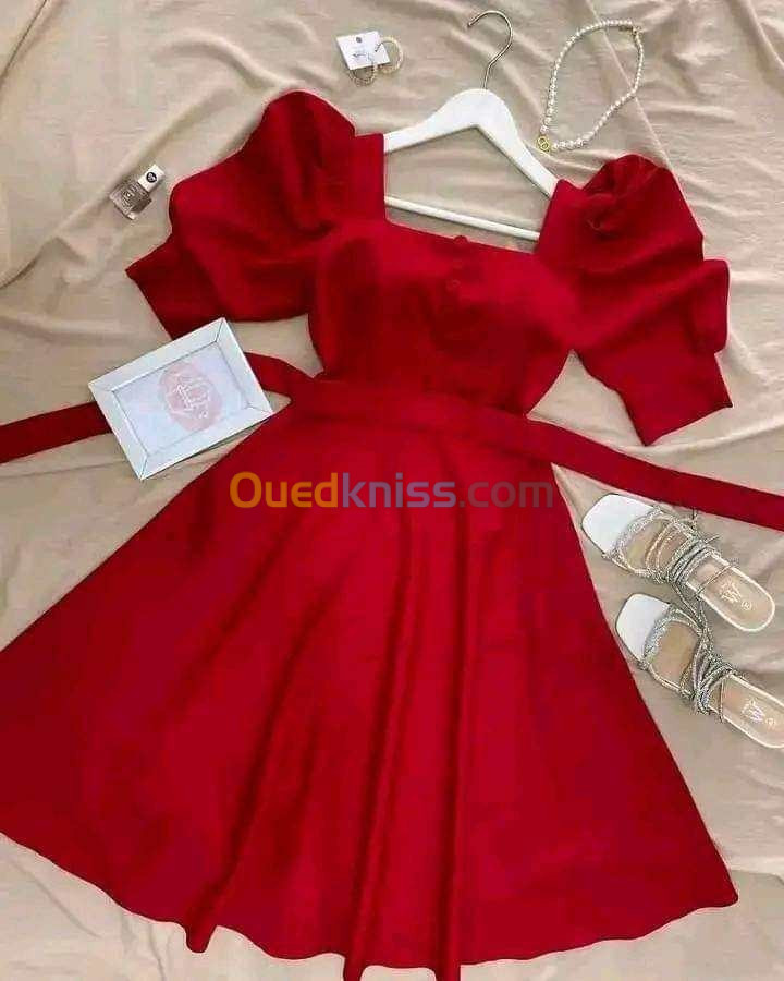 robe avec boutons route