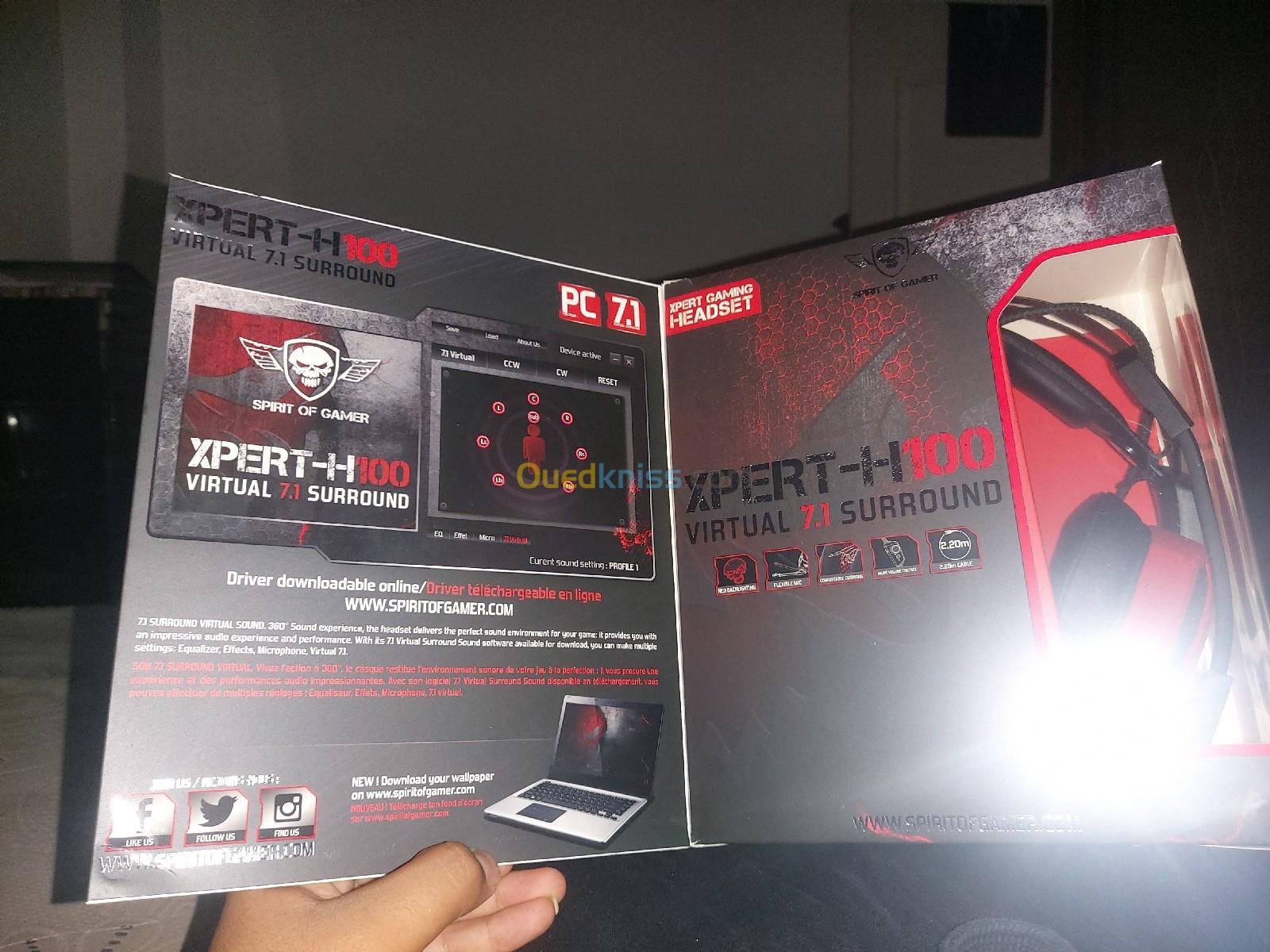 Casque SPIRIT OF GAMER XPERT-H100 JDID CARTONA