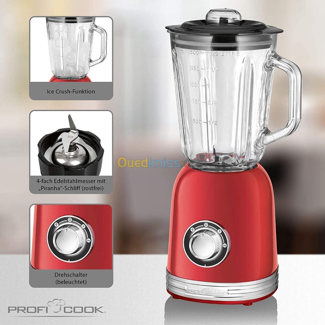 Proficook Blender/ Mixeur Universel Bol En Verre- 800W- Pc-Um 1195