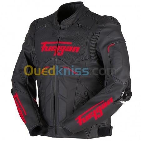 veste moto furygan cuir originale