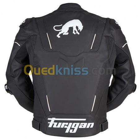 veste moto furygan cuir originale