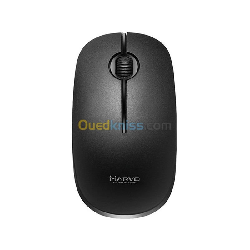 Clavier Souris MARVO DCM002WE BK sans fils