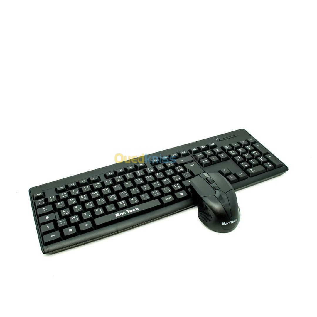 MAC TACH CLAVIER + SOURIS SANS FIL 2.4Ghz MT-DUO710