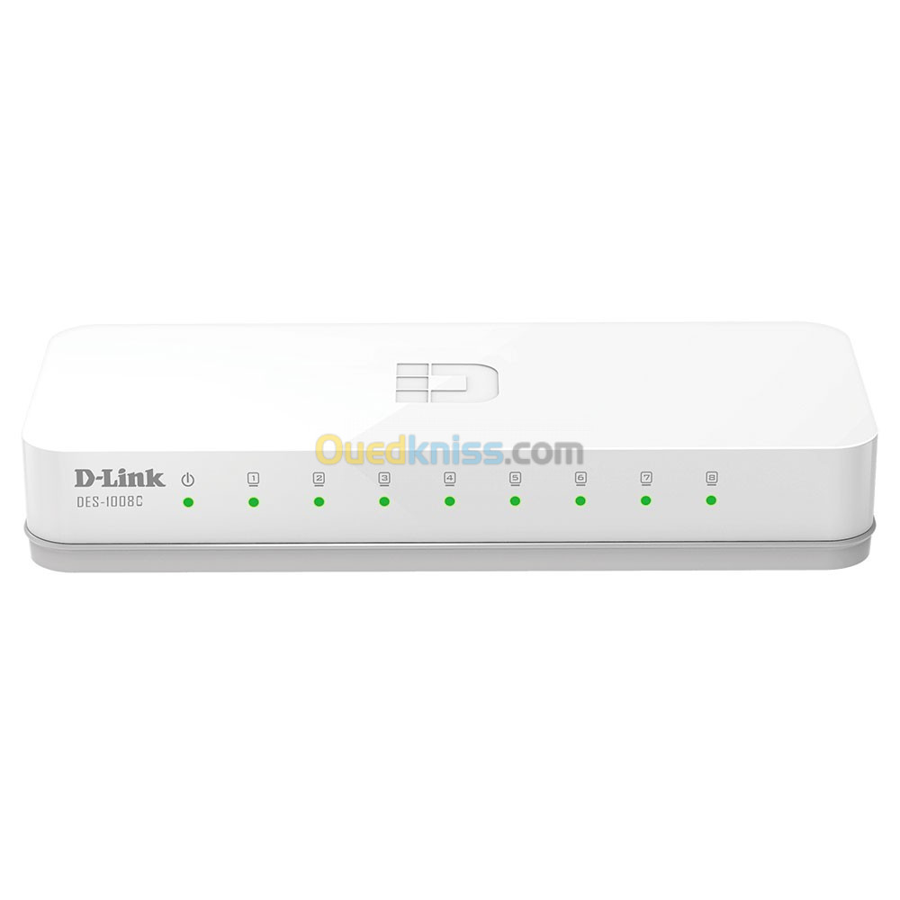 Comutateur de Reseau D-link DES-1008C 8 ports 10/100 Mbit/s