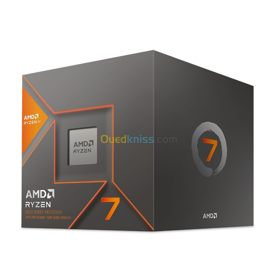 PROCESSEUR AMD RYZEN 7 8700G WRAITH SPIRE - 5.1 GHZ - 16Mo Cache - AMD ZEN 4 - AMD RADEON - 65 W