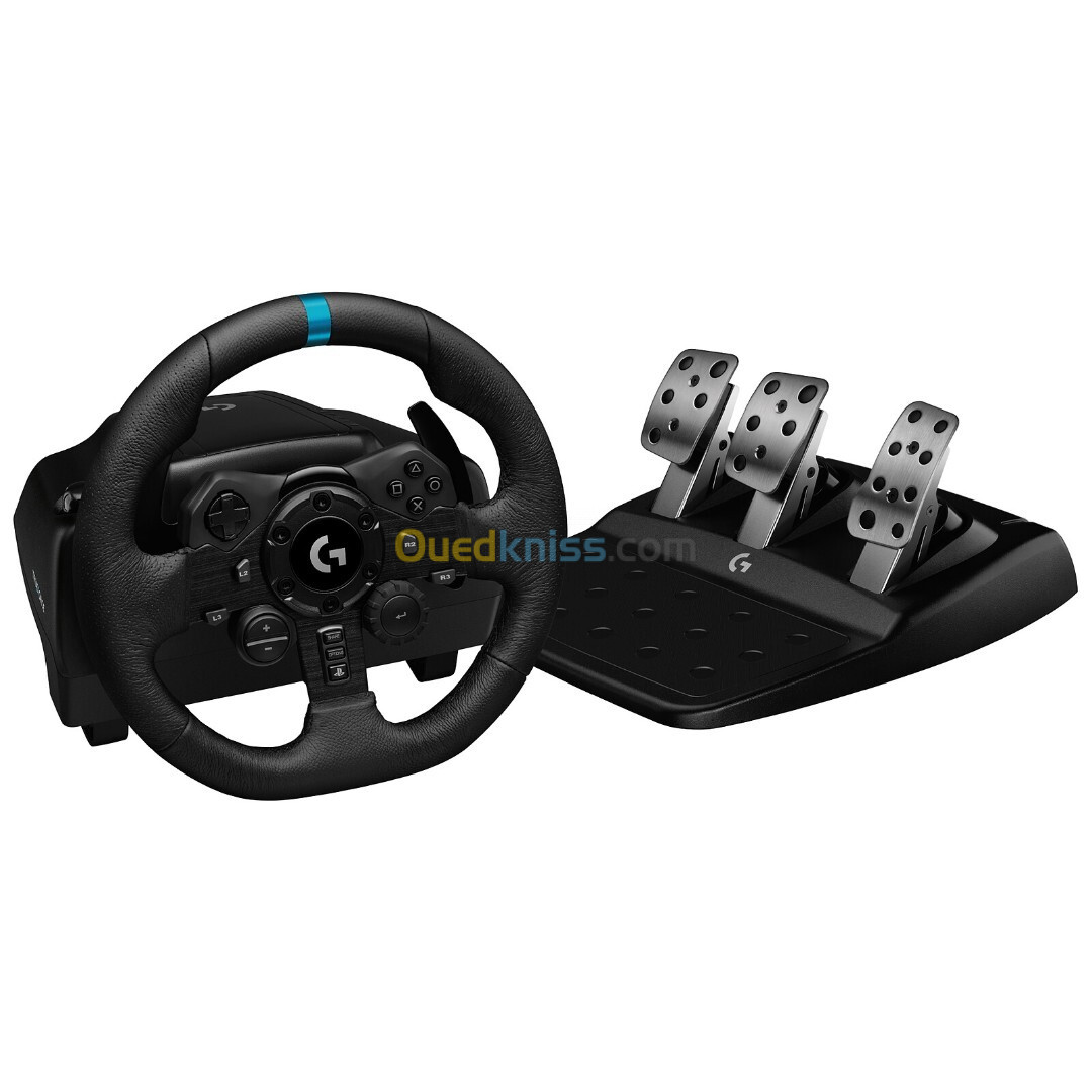 LOGITECH G G923 VOLANT DE COURSE - AVEC PÉDALES - TRUEFORCE - INDICATEUR DE RÉGIME - PC / PS 5 / PS4