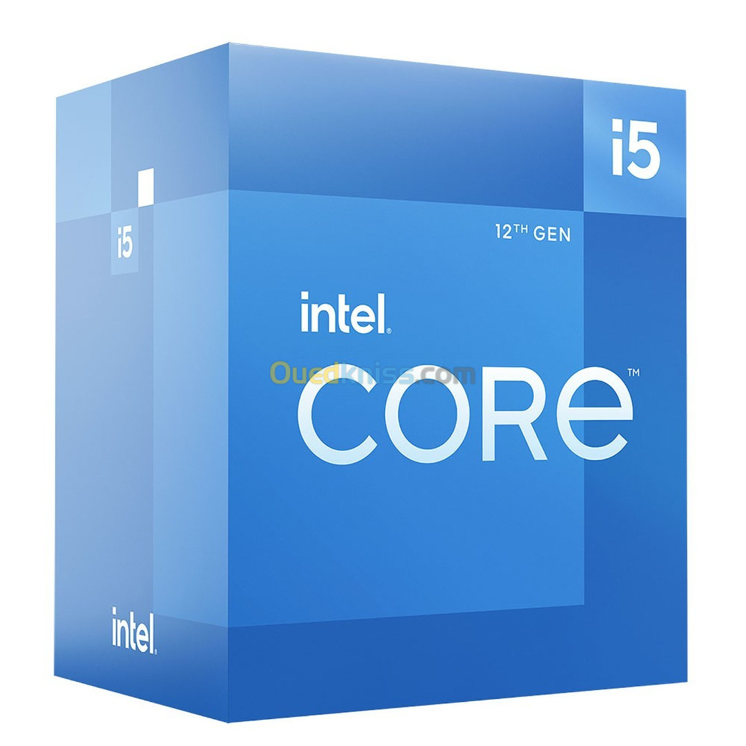 Processeur Intel i5-12400 4.4GHz 6-Core 12-Threads Socket 1700 Cache L3 18 Mo