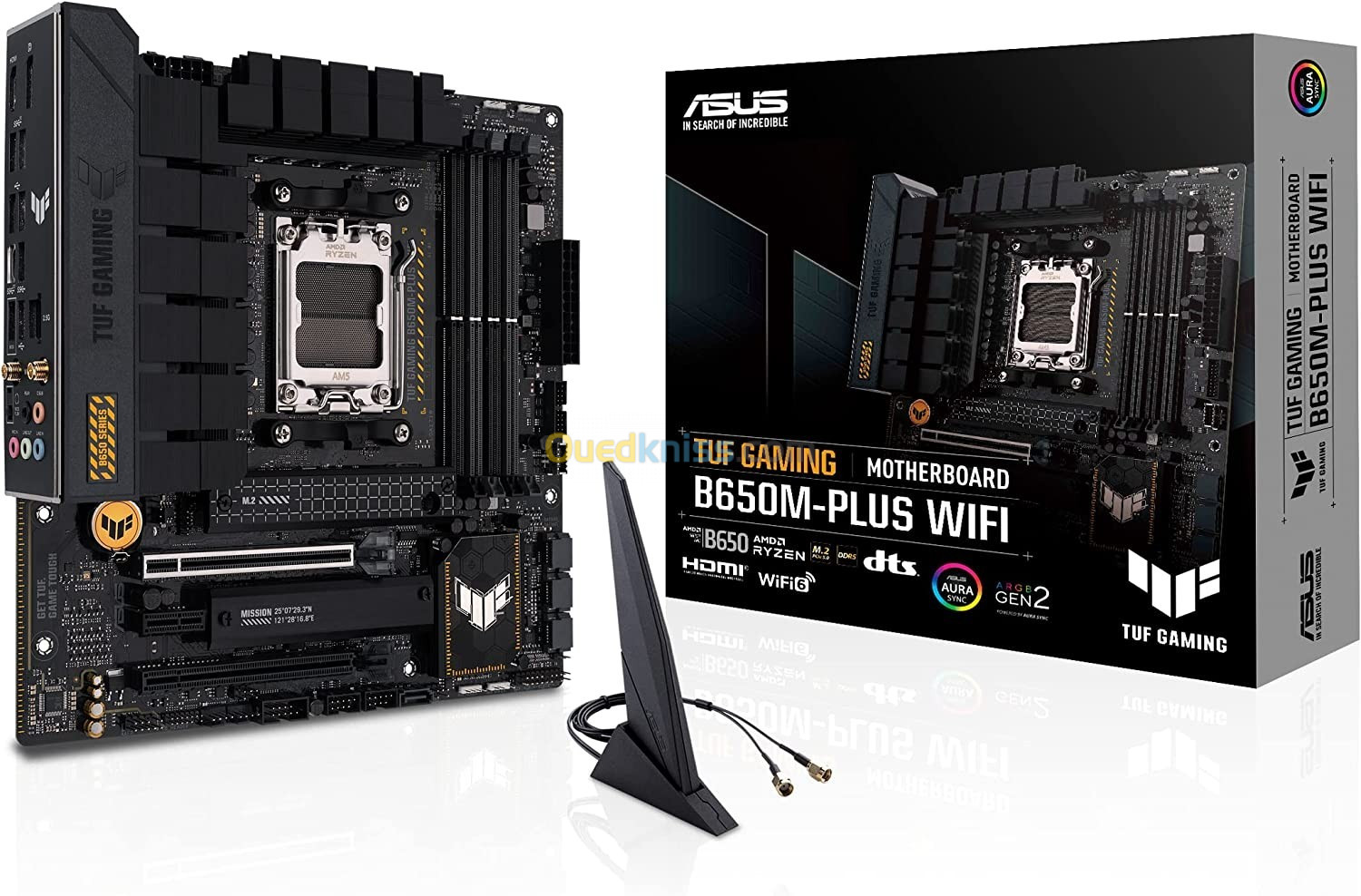 ASUS TUF GAMING B650M-PLUS WIFI - Micro ATX Socket AM5 AMD- M.2 PCIe 5.0 - USB 3.2 