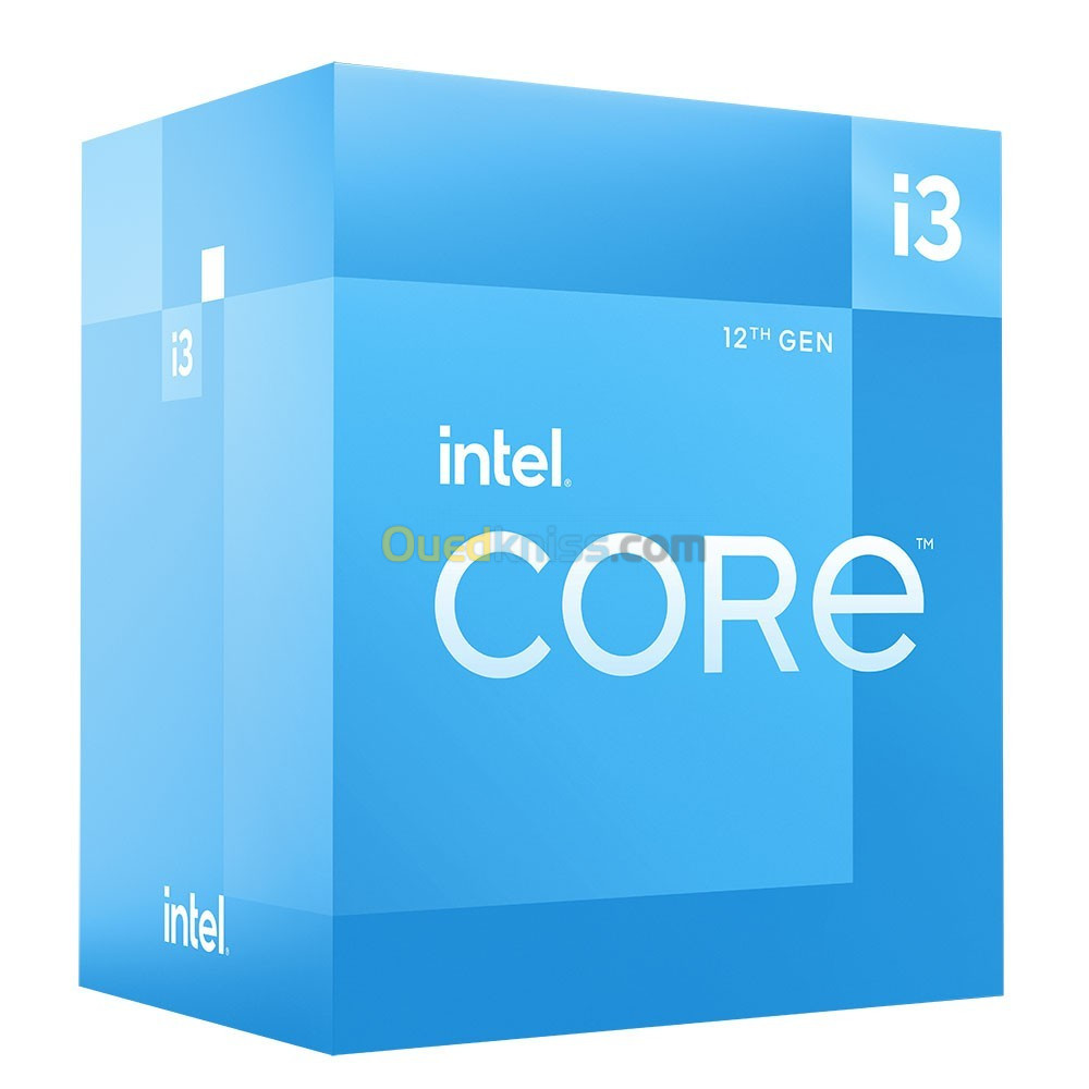 INTEL CORE I3-12100  3.3 GHZ - 4.3 GHZ  Processeur Quad-Core  8-Threads Socket 1700 