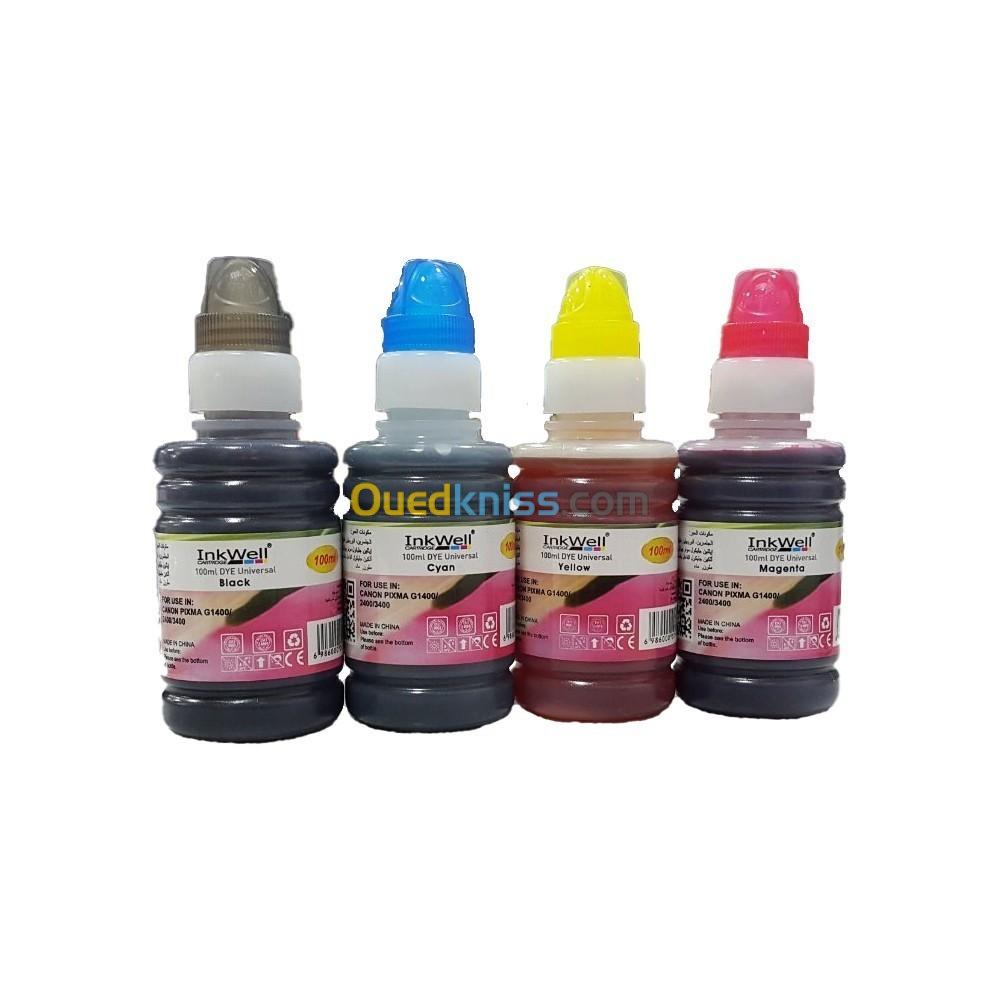 Inkwell Cartridges 100ml DYE universal