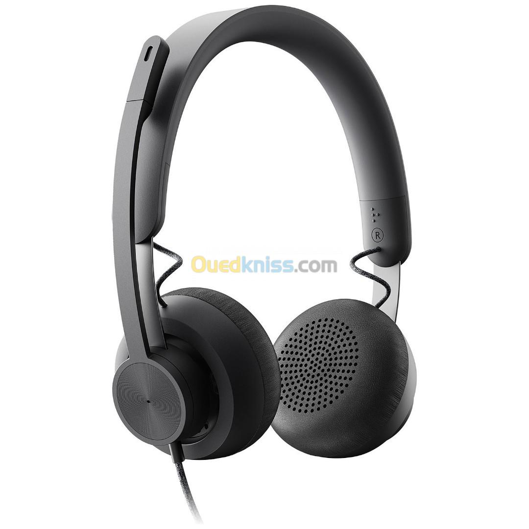 Logitech Zone Wired Casque filaire - USB - C - double microphone antibruit