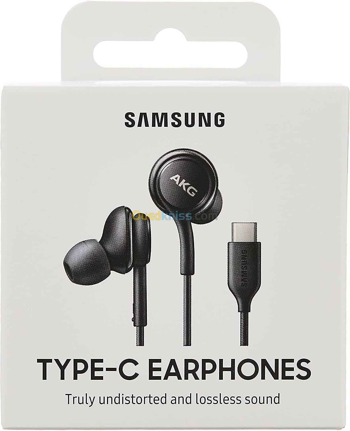 Samsung Écouteurs USB Type - C - Son par AKG - Noir - blanc - Alger