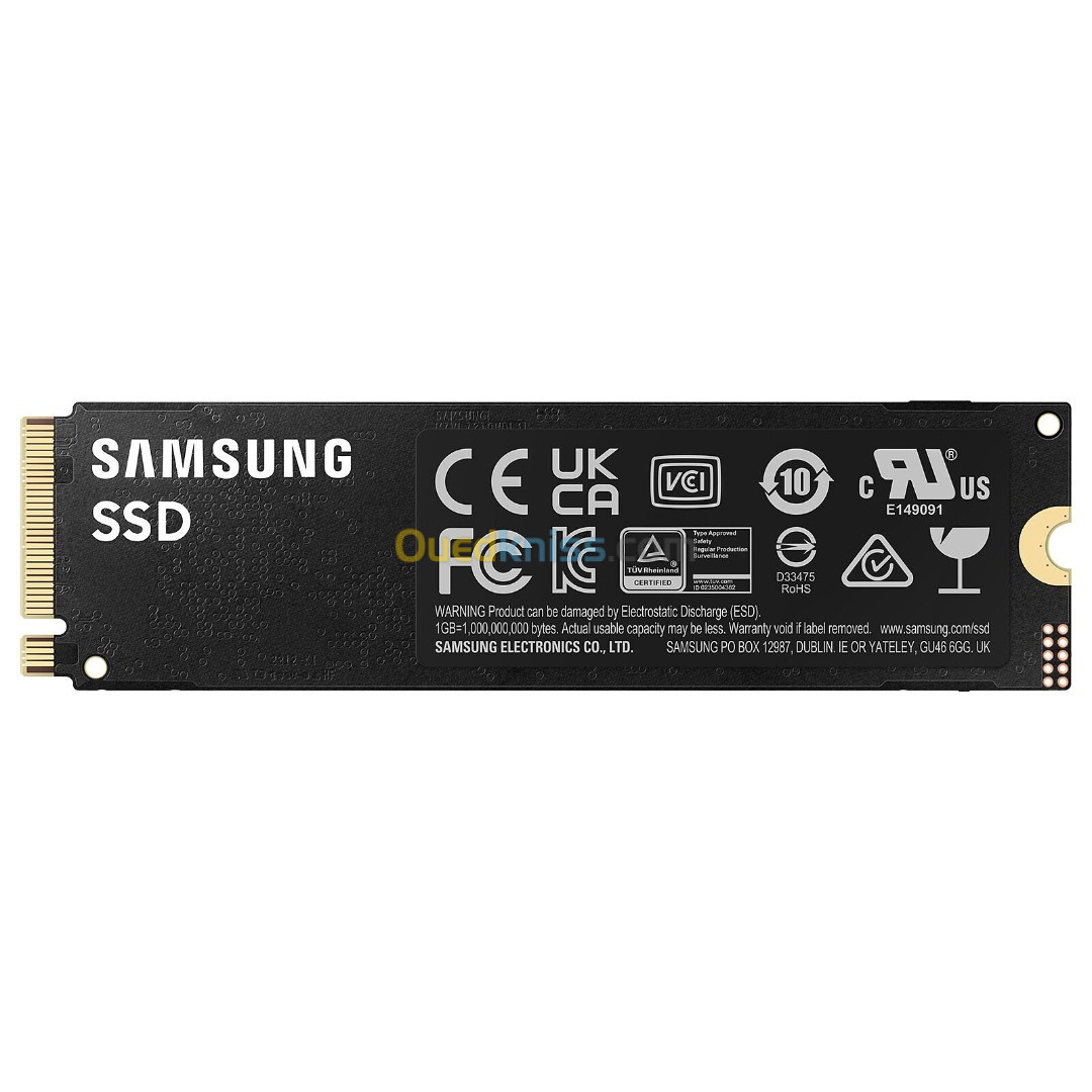 SAMSUNG SSD 990 PRO M.2 NVME 2TO - 7450MBS - PCIE 4.0 - BLISTERING SPEED - SANS HEATSINK