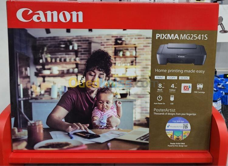 CANON PIXMA MG2541S - IMPRIMANTE A4 MULTIFONCTION - JET D'ENCRE - COLEURE  - 4800 DPI - USB - 