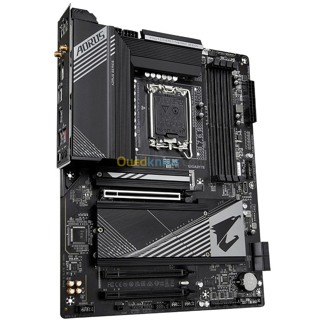 Gigabyte B760 AORUS ELITE AX DDR4  ATX Socket 1700 Intel - M.2 PCIe 4.0 - USB 3.1 