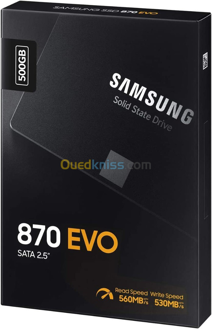 SAMSUNG SSD 870 EVO 500 Go SSD  Cache 512 Mo 2.5" 