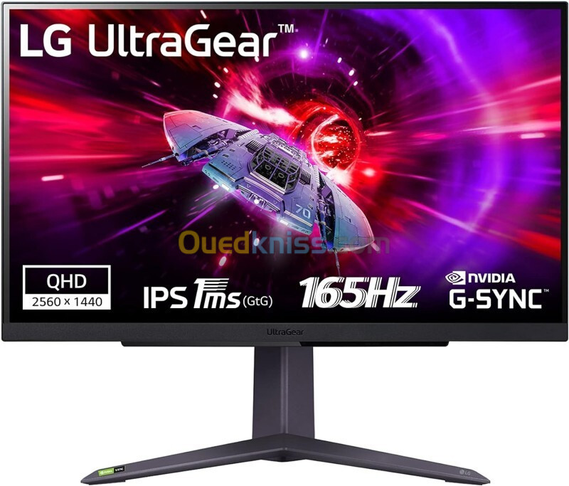 ECRAN LG 27GR75Q-B ULTRA GEAR - GAMING MONITEUR - 27'' QHD - 100HZ - 1MS GTG - IPS  - NVIDIA G-SYNC