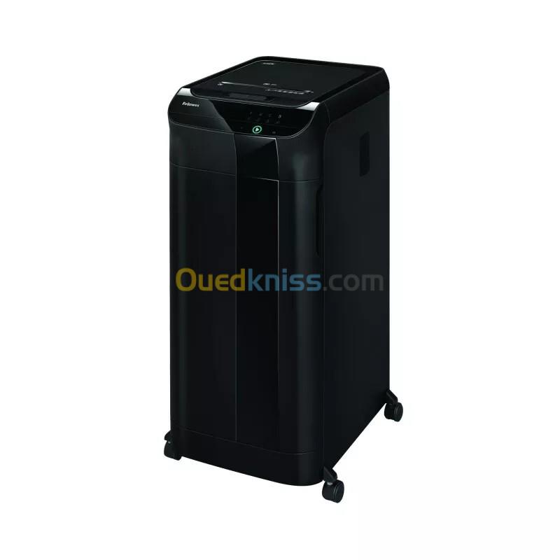 FELLOWES DESTRUCTEUR DE DOCUMENTS AUTOMAX 550C - 83 Litres - COUPE CROISÉE - AGRAFES - TROMBONESES