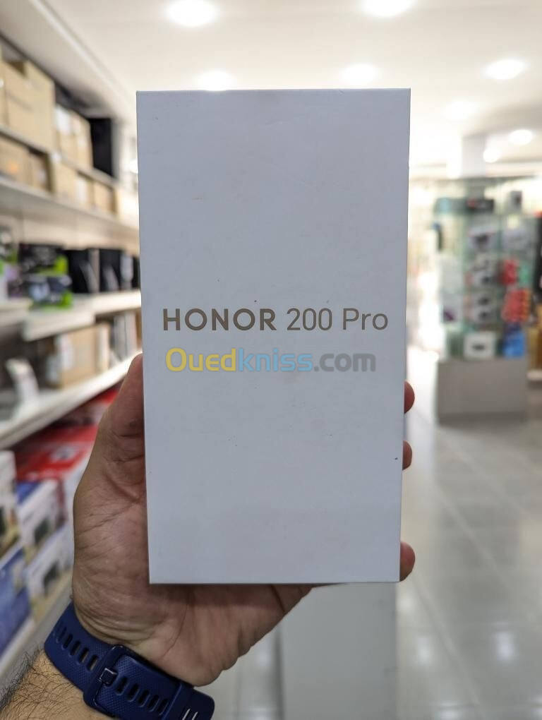 HONOR 200 PRO - 12GB - 512GB - DUAL SIM - 5G LTE - 6.7" AMOLED - 50 MEGAPIXELS - NFC - 5200 mAh - BLISTER