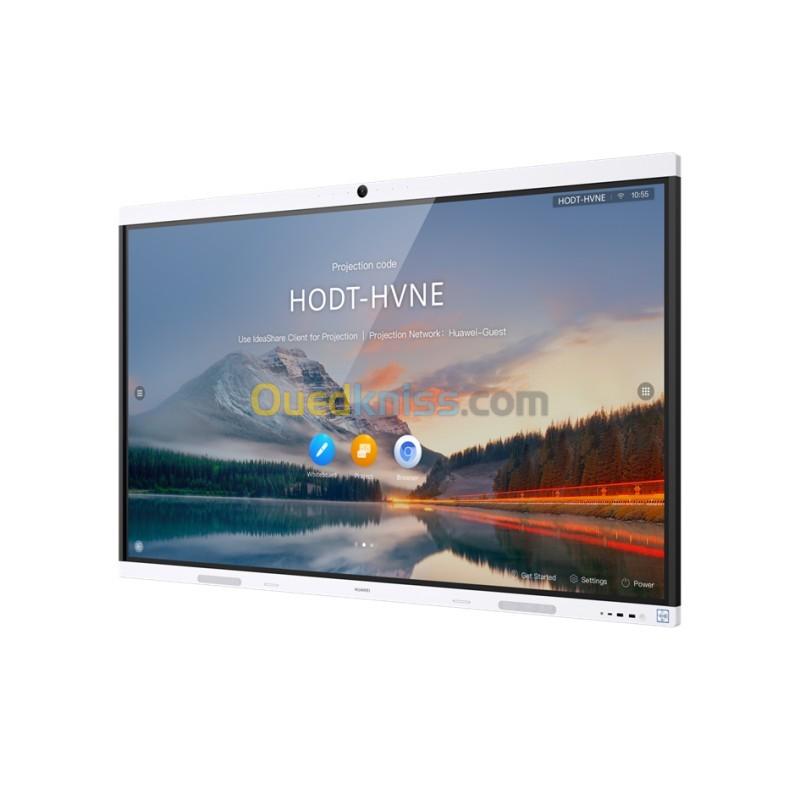 ÉCRAN INTERACTIF HUAWEI IDEAHUB B2 + OPS I5 + IDEASHARE USB + 32GB - 65INCHE- 4K 60HZ- NFC - SUPPORT