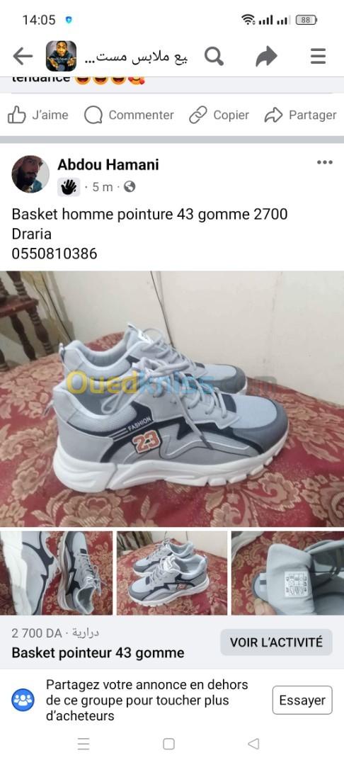 Basket orthopédique pointure 43 prix 2500