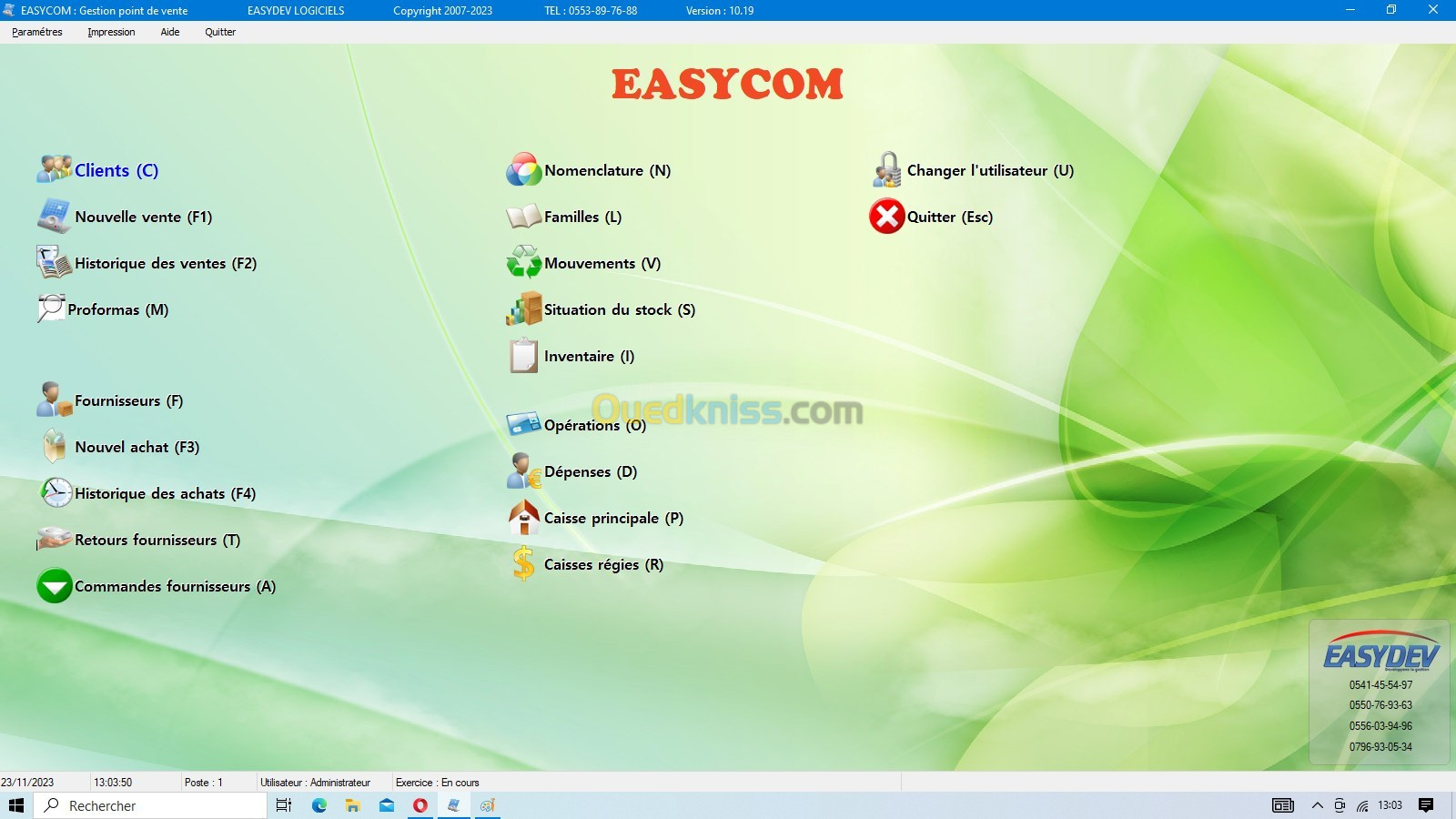 LOGICIEL EASYCOM