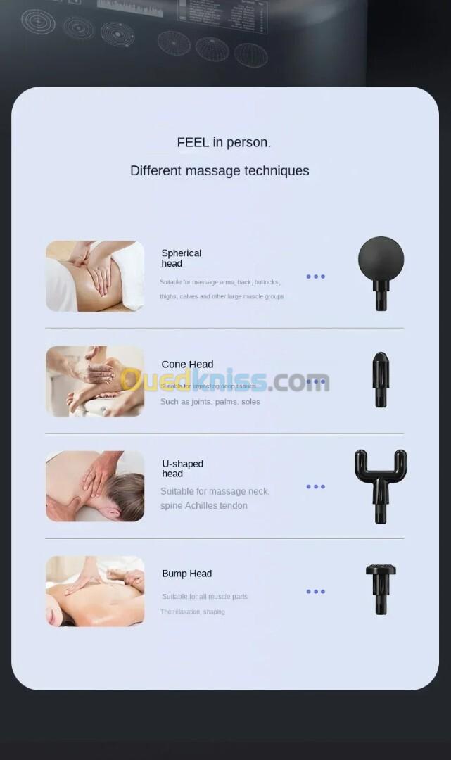 Massage Gun Relaxation vibrateur (livraison gratuite)