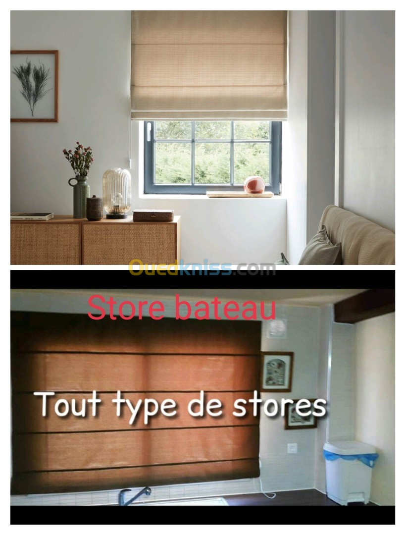 Tous types de stores 