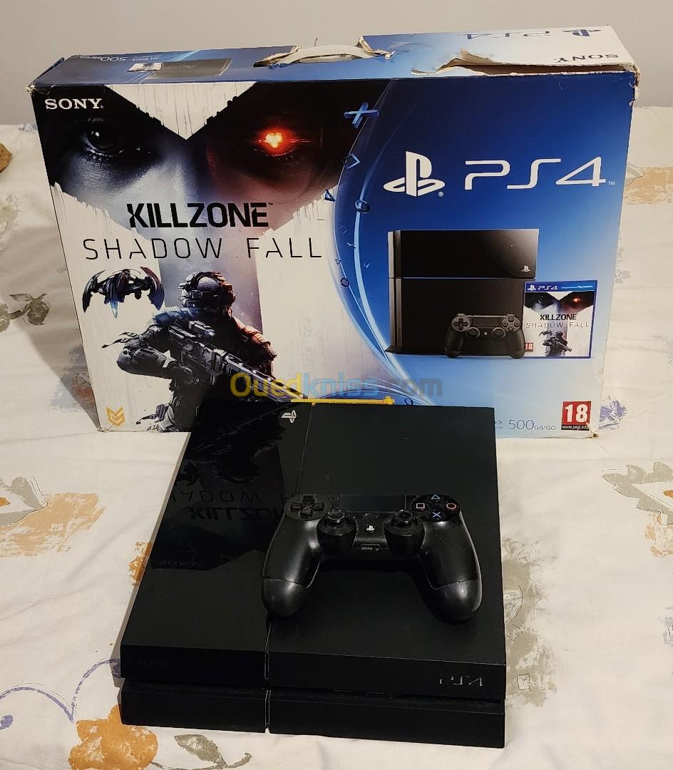 PLAYSTATION 4 PS4 + MANETTE DE JEUX PSA SANS FIL + 10 JEUX PS4