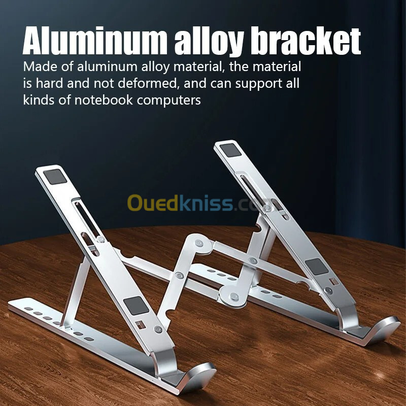 Support pliable réglable en Aluminium pour ordinateur Portable