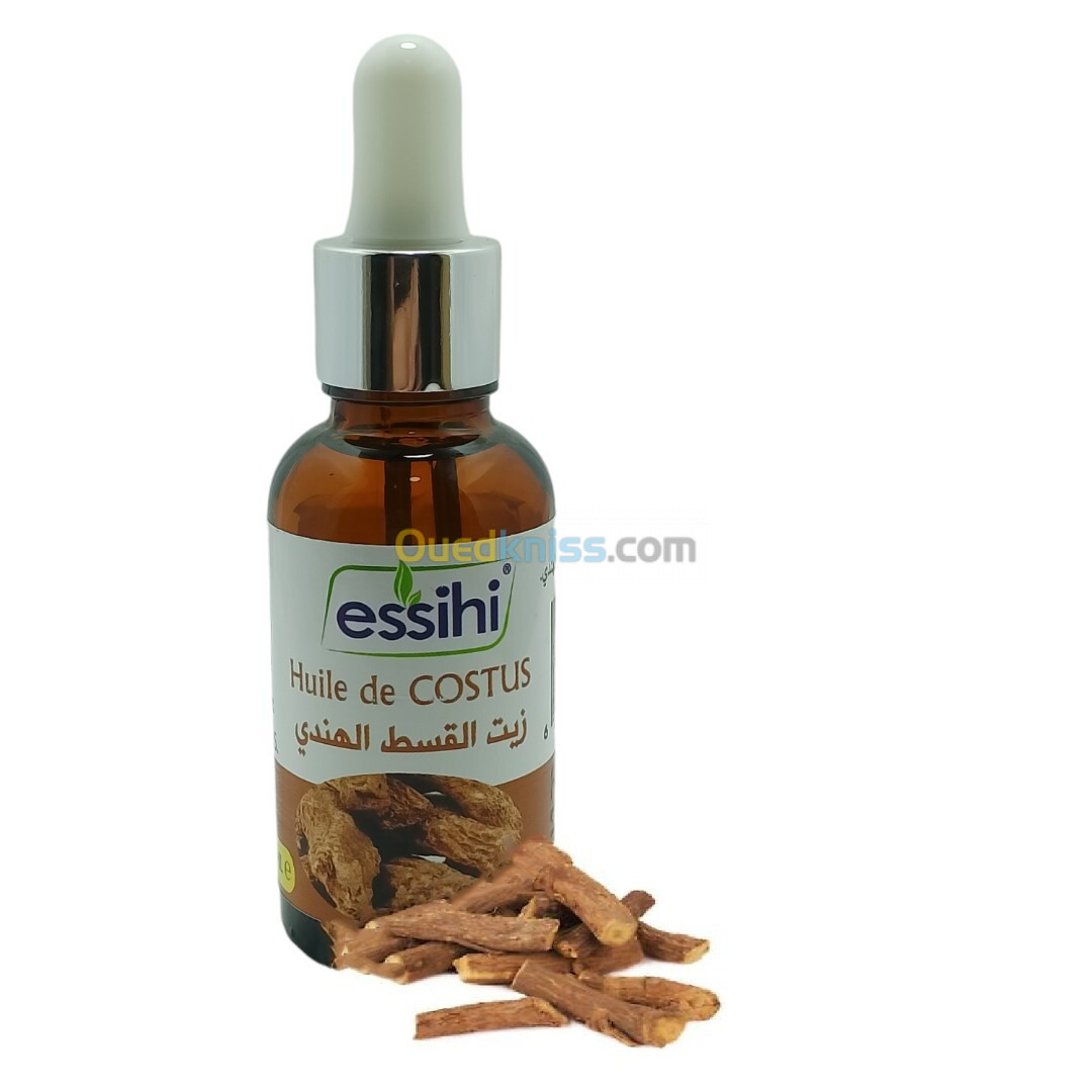 Huile de Costus Pressée à Froid Pure et 100% naturel Sans Additifs 30ml