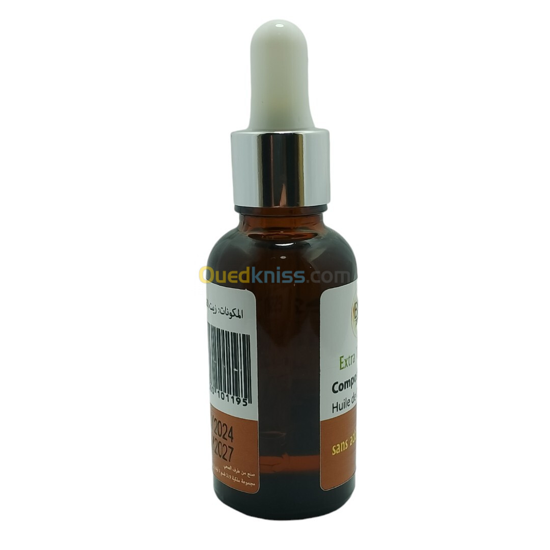 Huile de Costus Pressée à Froid Pure et 100% naturel Sans Additifs 30ml