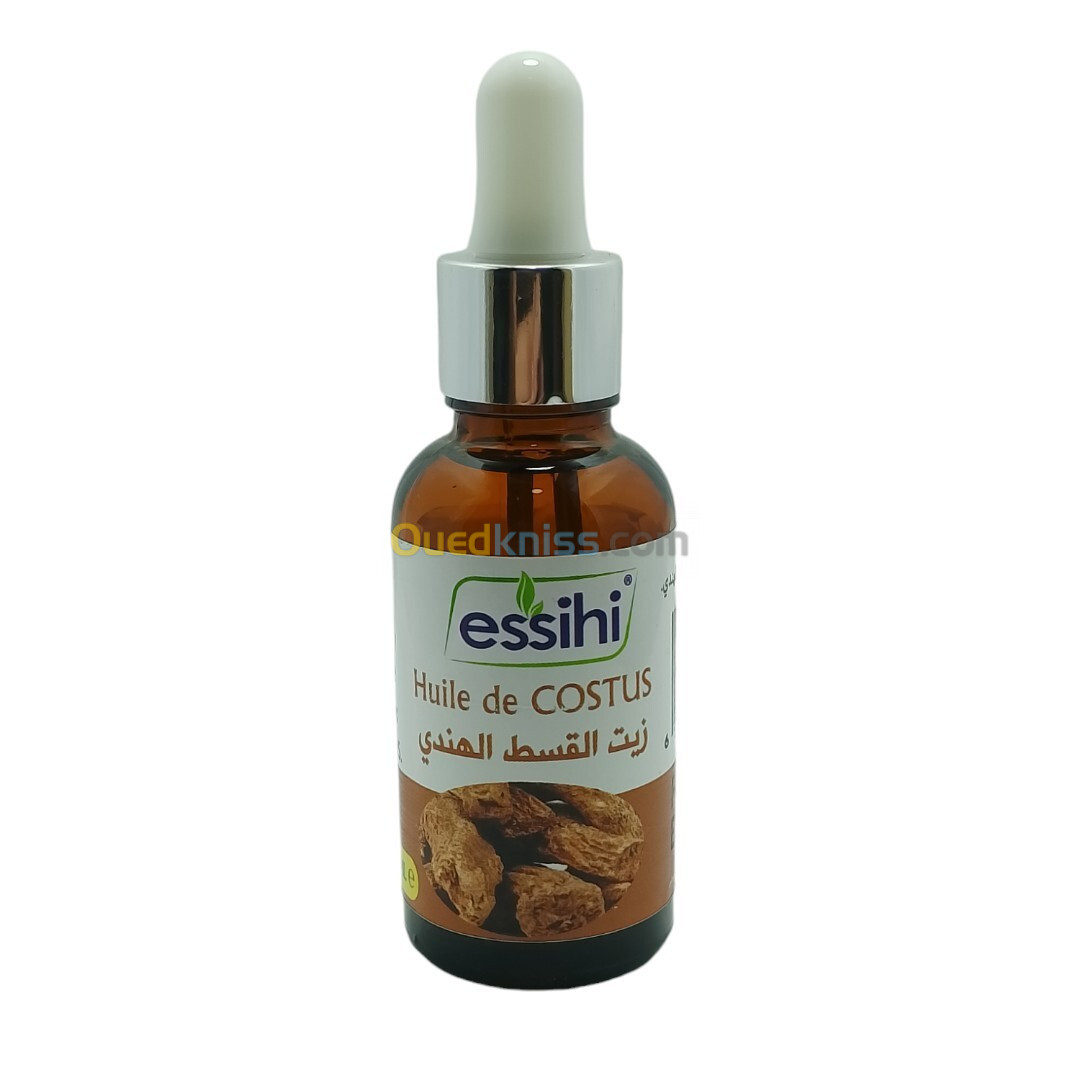 Huile de Costus Pressée à Froid Pure et 100% naturel Sans Additifs 30ml