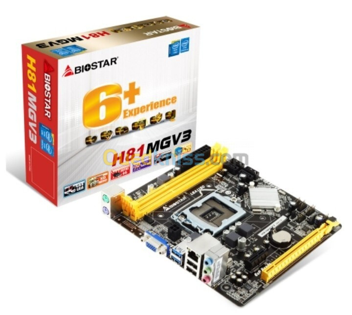 H81 Biostar+ i5 4460s + RAM 8g ddr3 