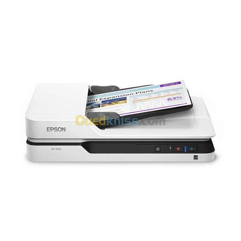 Scanner Epson WorkForce DS- 1630 AVEC CHARGEUR DOCUMENT RECTO VERSO