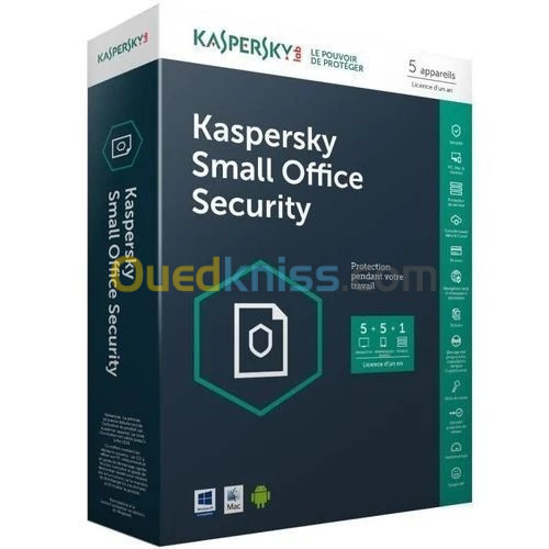 ANTIVIRUS KASPERSKY SMALL OFFICE SECURITY 1 SERVEUR + 10 POSTES