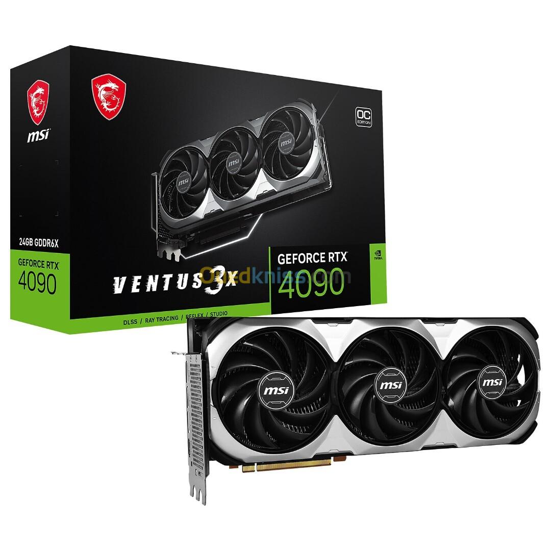 CARTE GRAPHIQUE MSI RTX 4090 VENTUS 3X 24GB OC