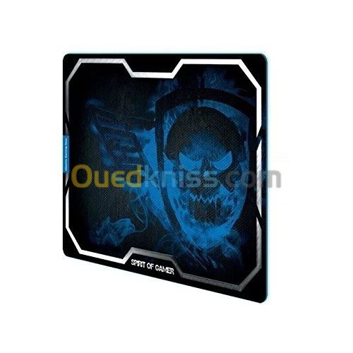 TAPIS DE SOURIS SOG SKULL BLEU XL