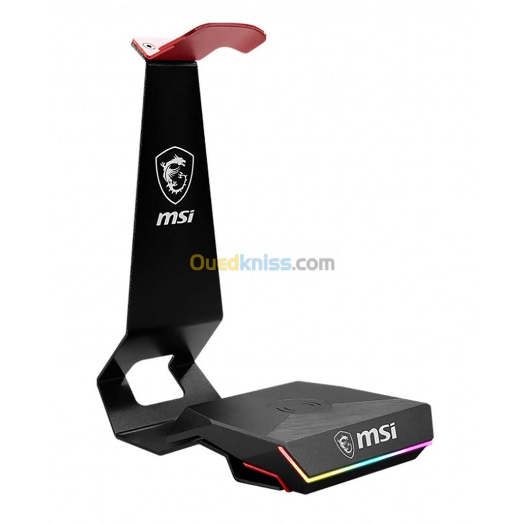 SUPPORT CASQUE MSI IMMERSE HS01 + WIRELESS CHARGER