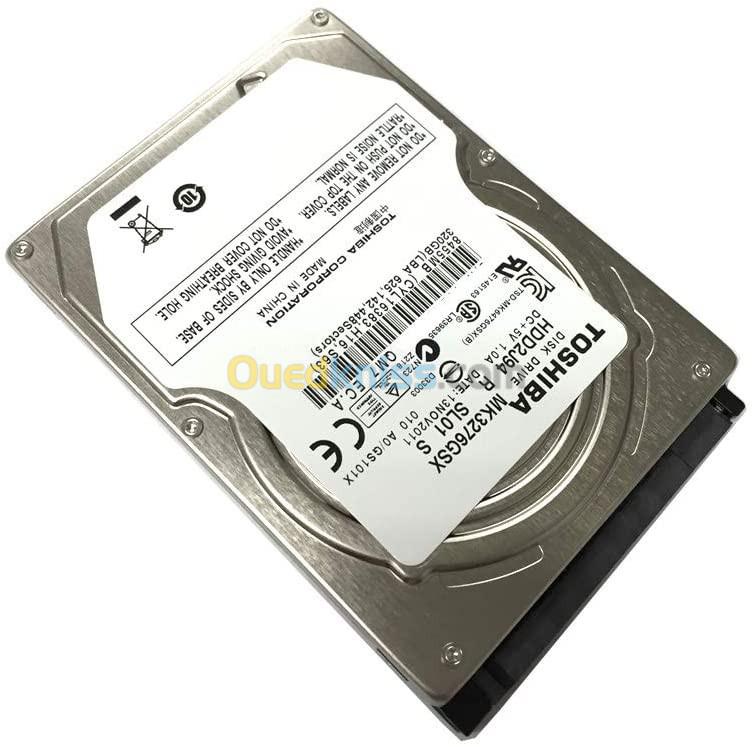 DISQUE INTERNE HDD TOSHIBA 320GB 2.5'