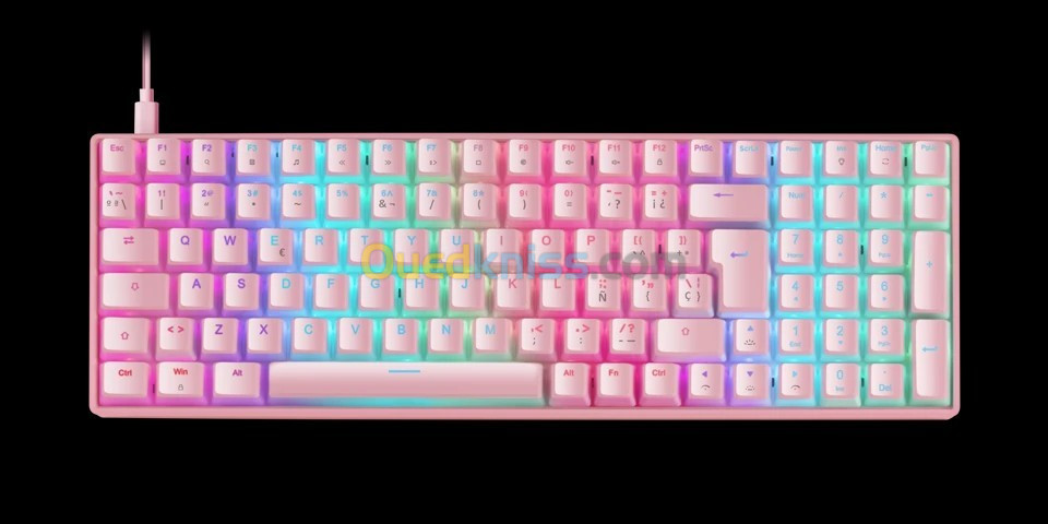 CLAVIER MARS GAMING MKULTRA MECANIQUE RGB PINK